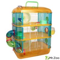 Клетка Triol 31003A для мелких животных с переходами, эмаль 400х260х530