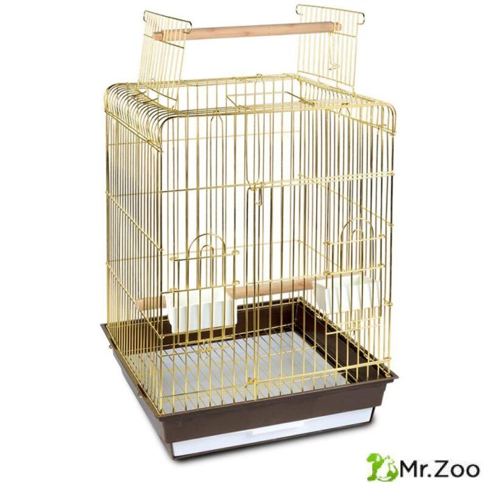 Клетка Triol 1038AG для птиц, золото 475х475х860