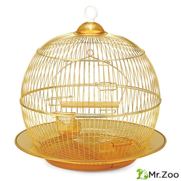 Клетка Triol 350G для птиц круглая, золото 350х330х380