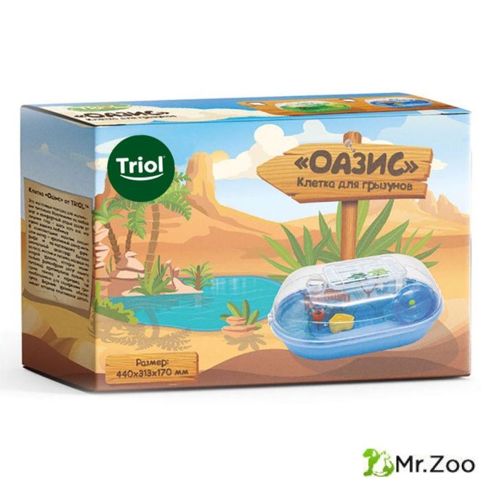 Клетка Triol "Оазис" для мелких животных 440х313х170