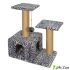 Игровой комплекс Gamma Двухуровневый для кошек 580х370х690 Игровой комплекс Gamma Двухуровневый для кошек 580х370х690