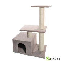 Игровой комплекс Gamma "Витязь" с двумя площадками для кошек 580х360х870