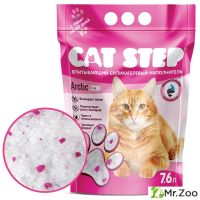 Наполнитель впитывающий силикагелевый CAT STEP Arctic Pink