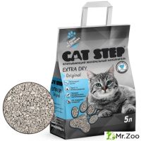 Наполнитель впитывающий минеральный CAT STEP Extra Dry Original