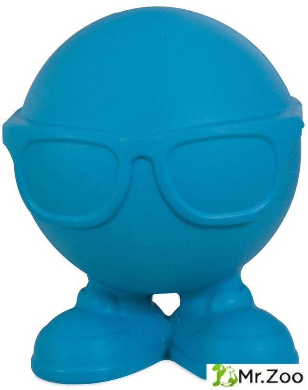 Игрушка J.W. для собак - Мяч на ножках в очках средний 9 см