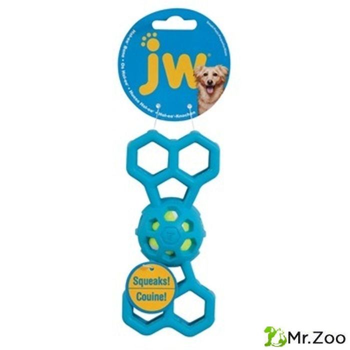 Игрушка J.W. для собак перетяжка с пищалкой маленький 15 см