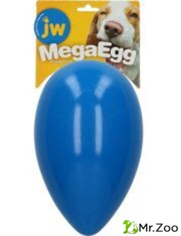 Игрушка J.W. для собак - "Мега яйца" средние синие 11 см