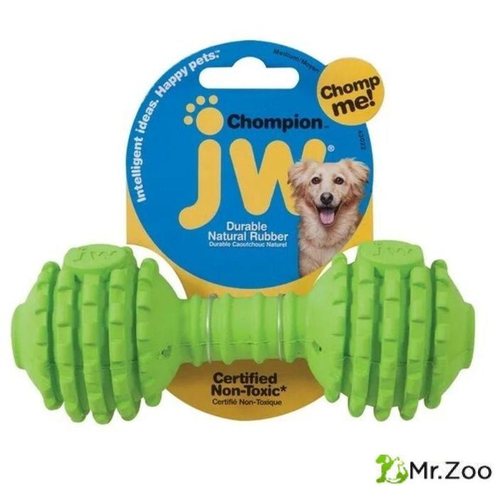 Игрушка J.W. для собак - Гантель средняя с шипами