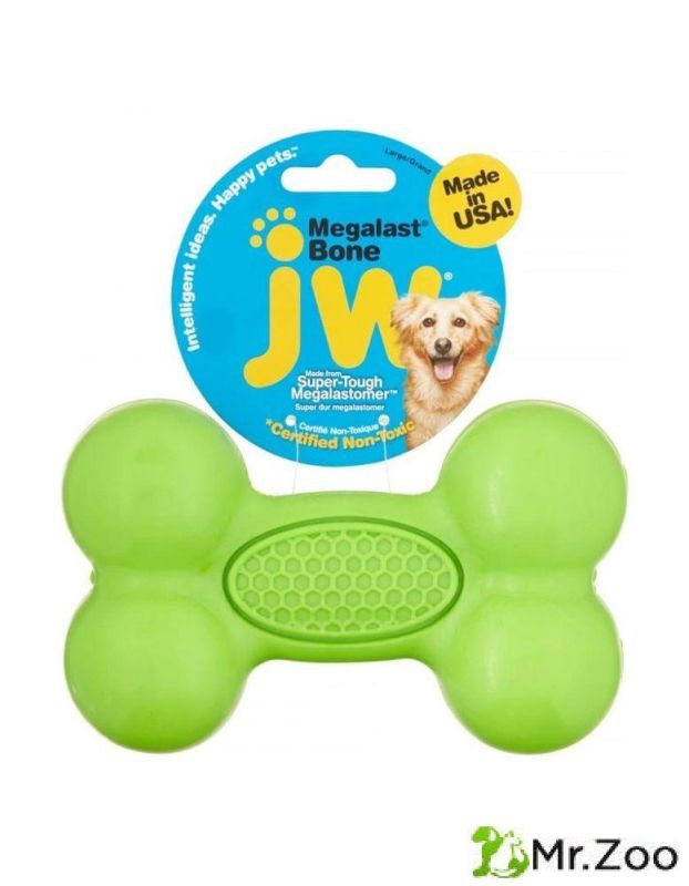 Игрушка J.W. для собак - Косточка с пищалкой средняя