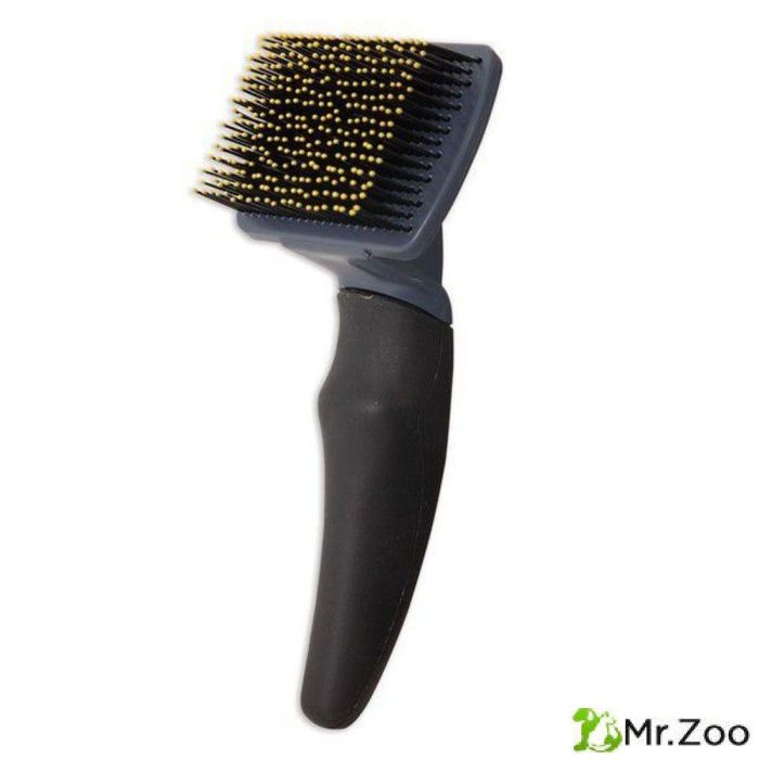 Щетка массажная J.W. Grip Soft Cat Brush для кошек с облитыми кончиками пластик