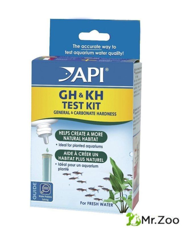Набор API General and Carbonate Hardness Test Kit - для измерения общей и карбонатной жесткости в пресной воде