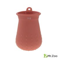 ZooOne Лапомойка для собак силиконовая малая красная
