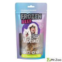 Molina Сублимированное лакомство для собак всех пород и щенков Семенники говяжьи