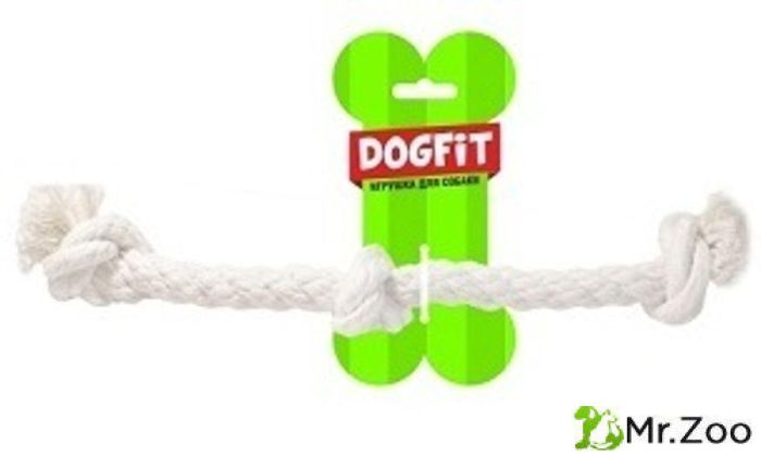 Грейфер DOGFIT из х/б каната прямой 3 узла 31 см D 14 мм