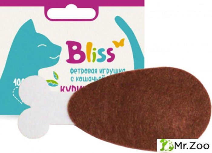 Игрушка Bliss с кошачьей мятой Куриная ножка