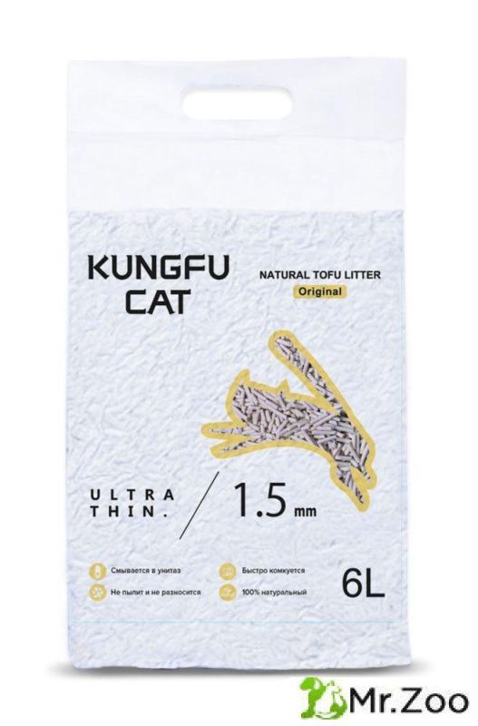 Комкующийся наполнитель Kungfu Cat Tofu Original