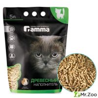 Наполнитель Gamma древесный  впитывающий мелкие гранулы