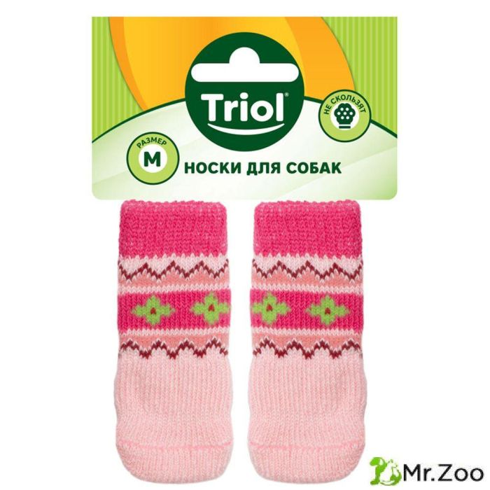 Носки для собак Triol "Цветы" M