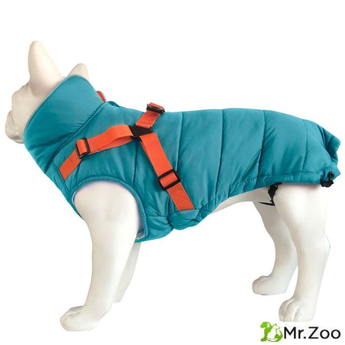 Попона утепленная со шлейкой Triol "Active" OUTDOOR XL, бирюзовая 40 см