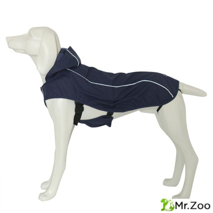 Попона со светоотражающей полоской Triol "Navy" OUTDOOR 4XL+ 65 см
