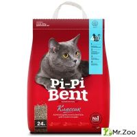 Комкующийся наполнитель Pi-Pi Bent Classic для кошачьего туалета из природного бентонита