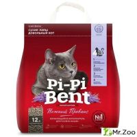 Комкующийся наполнитель Pi-Pi Bent для кошачьих туалетов Нежный Прованс