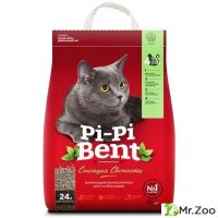 Комкующийся наполнитель Pi-Pi Bent Сенсация свежести для кошачьих туалетов с ароматом свежих трав и цветов