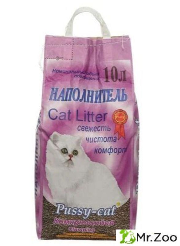 Комкующийся наполнитель Pussy-Cat для кошачьих туалетов