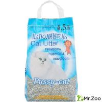 Цеолитовый наполнитель Pussy-Cat для кошачьих туалетов
