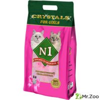 Силикагелевый наполнитель №1 CRYSTALS For Girls для кошачьих туалетов розовый