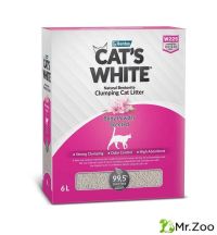 Cats White BOX Baby Powder комкующийся наполнитель с ароматом детской присыпки