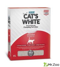 Cats White BOX Natural комкующийся наполнитель натуральный без ароматизатора