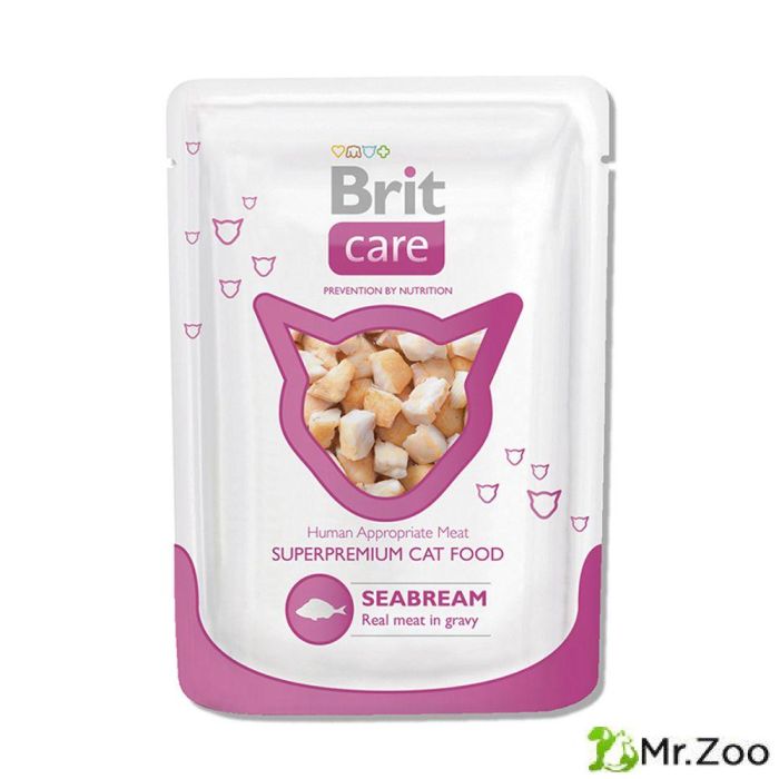 Пауч Brit Care cat Seabream морской лещ для кошек