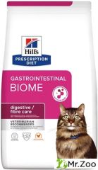Сухой корм Hill's Prescription Diet Gastrointestinal Biome для кошек при расстройствах пищеварения и микробиомы кишечника