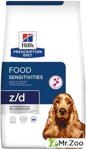 Сухой диетический корм Hill's Prescription Diet Z/D Ultra для собак лечение острых пищевых аллергий