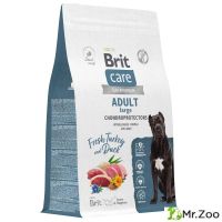 Сухой Корм Brit Care Dog Adult Large Chondroprotectors для взрослых собак крупных пород поддержание суставов с индейкой и уткой