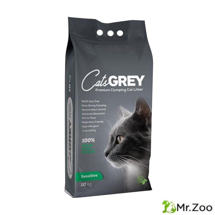 Cat's GREY Vanilla&Tangerine комкующийся наполнитель с ароматом ванили и танжерина для кошачьего туалета