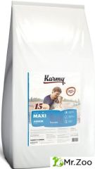 Сухой корм Karmy Maxi Junior для щенков крупных пород Телятина