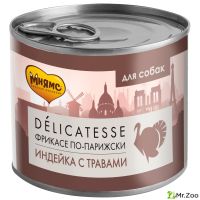Мнямс консервы для собак всех пород паштет из индейки с травами Фрикасе по-парижски