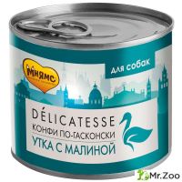 Мнямс консервы для собак всех пород паштет из утки с малиной Конфи по-гасконски