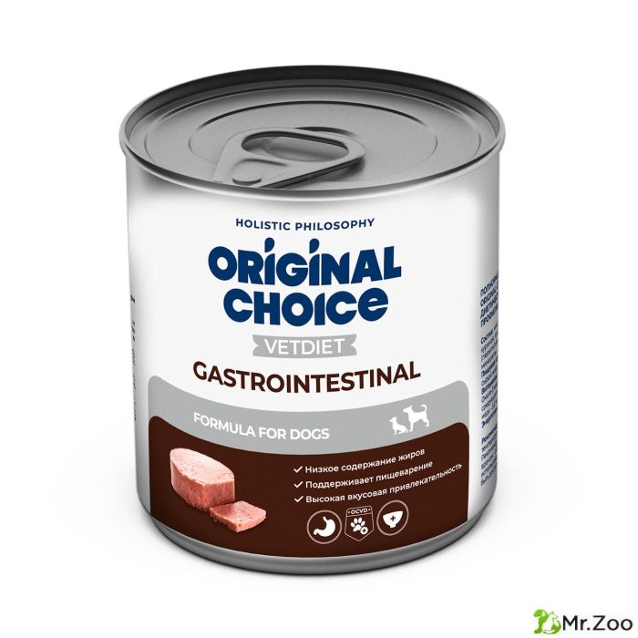 Консервы ORIGINAL CHOICE VETDIET Gastrointestinal для собак профилактика болезней ЖКТ
