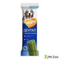 Лакомство Мнямс DENTAL для собак Зубные спонжи с эвкалиптом 25г