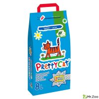 Наполнитель PrettyCat впитывающий глиняный Naturel с ароматом алоэ 4 кг (8 л)