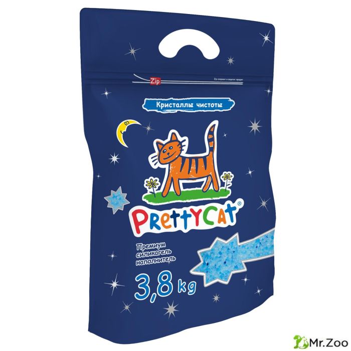 Наполнитель PrettyCat силикагелевый Кристаллы Чистоты