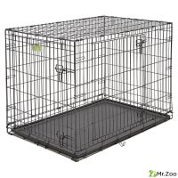 Клетка MidWest iCrate для собак 109х74х78h см 2 двери черная