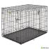 Клетка MidWest iCrate для собак 109х74х78h см 2 двери черная Клетка MidWest iCrate для собак 109х74х78h см 2 двери черная