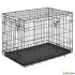 Клетка MidWest iCrate для собак 91х58х64h см 2 двери черная Клетка MidWest iCrate для собак 91х58х64h см 2 двери черная