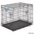 Клетка MidWest Life Stages для собак  80х57х60h см 2 двери черная Клетка MidWest Life Stages для собак  80х57х60h см 2 двери черная