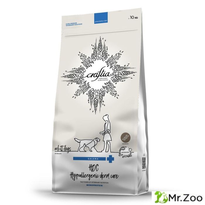 Ветеринарная диета CRAFTIA GALENA DOG HYPOALLERGENIC DERM CARE для собак при аллергии и заболеваниях кожи