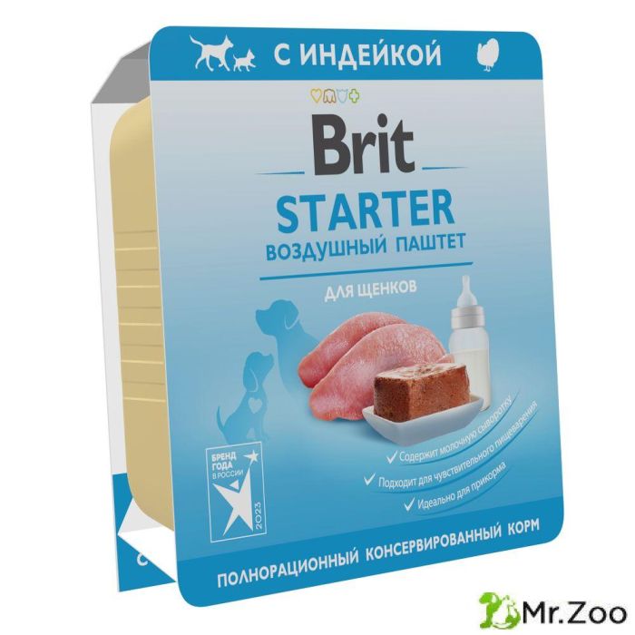 Brit Premium Воздушный паштет с индейкой для щенков STARTER